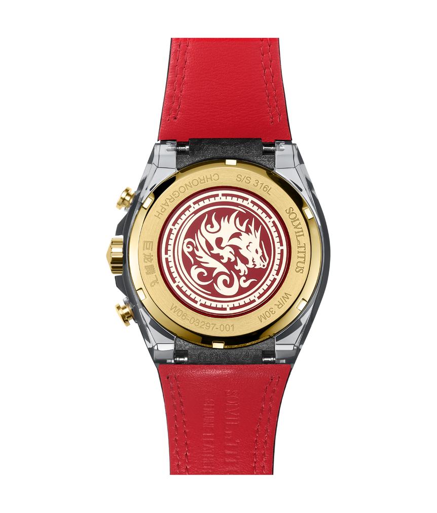 Modernist Chronograph Quartz Leather Watch (W06-03297-002)