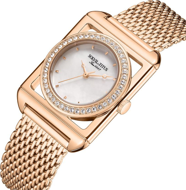 The Letter三針石英不鏽鋼腕錶 (W06-03302-001)