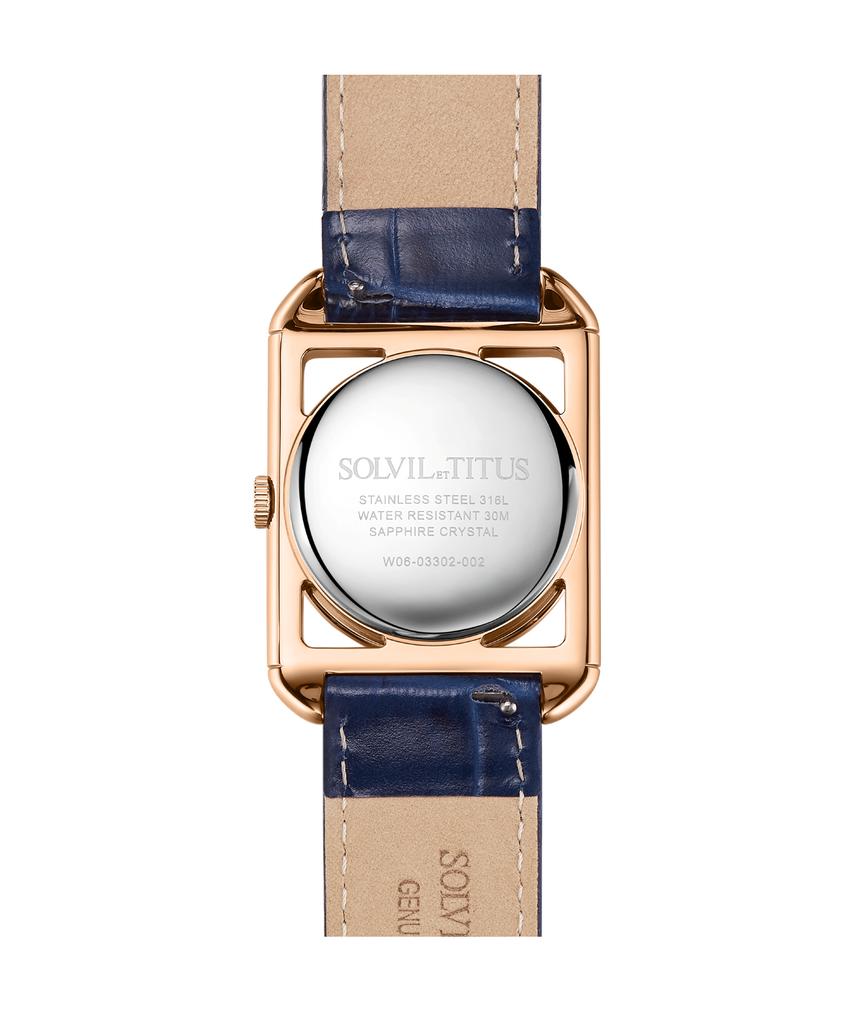 The Letter 3 Hands Quartz Leather Watch (W06-03302-002)