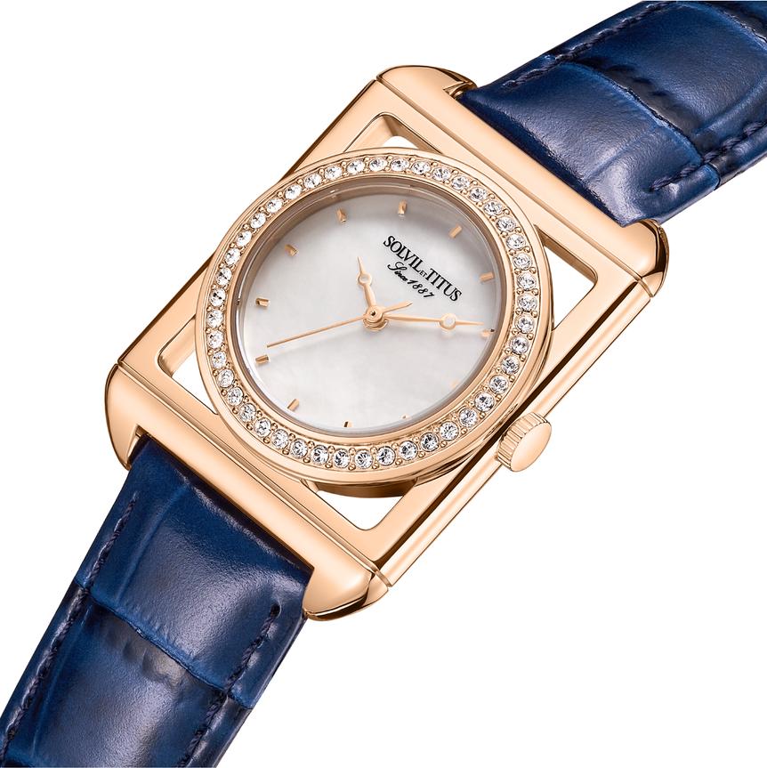 The Letter 3 Hands Quartz Leather Watch (W06-03302-002)