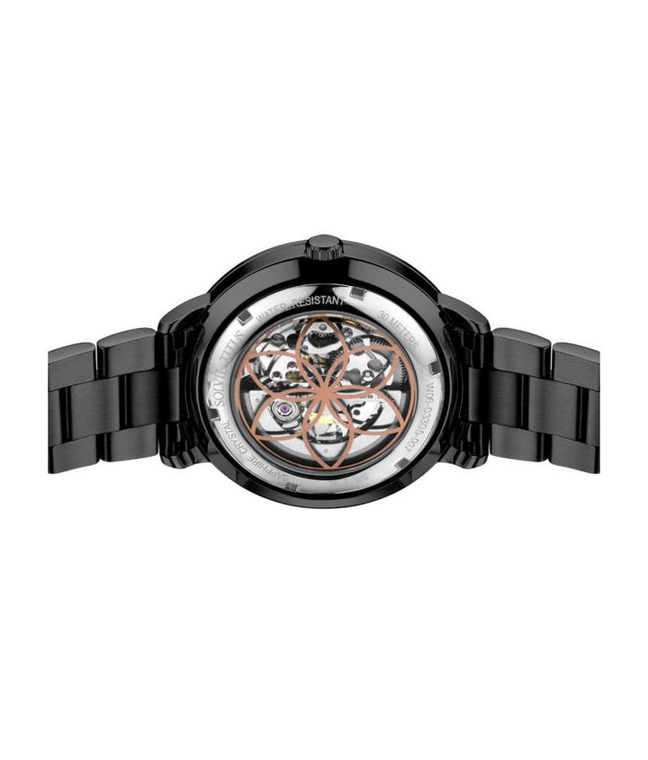 Enlight 3 Hands Mechanical Skeleton Stainless Steel Watch (W06-03305-007)