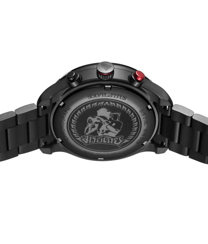 Saber "Muay Thai" Chronograph Quartz Stainless Steel Watch (W06-03307-002)