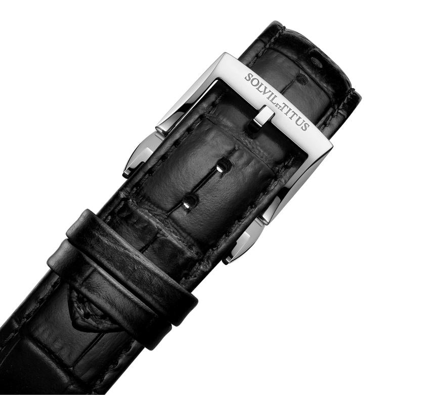 Classic 3 Hands Mechanical Skeleton Leather Watch (W06-03309-004)