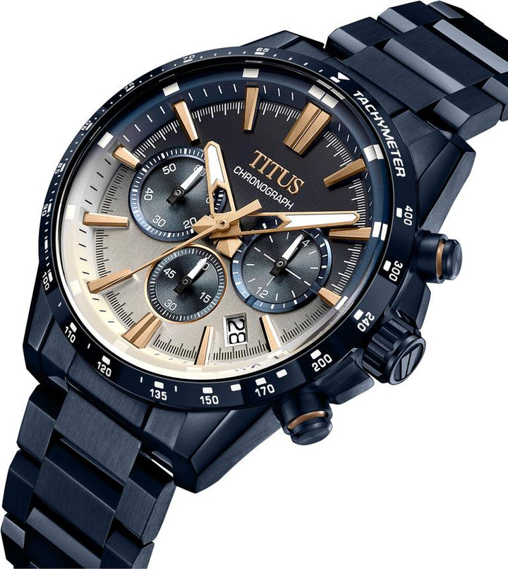 Saber Chronograph Quartz Stainless Steel Watch W06-03401-007