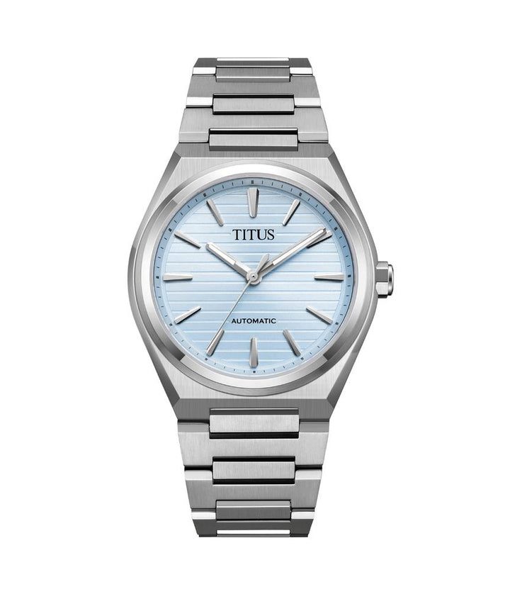 Exquisite三針自動機械不鏽鋼腕錶  W06-03402-001