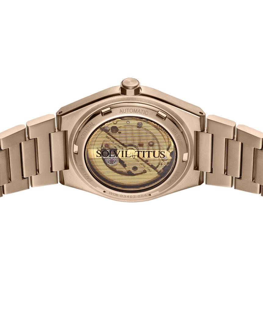 Exquisite 3 Hands Mechanical Stainless Steel Watch  W06-03402-004