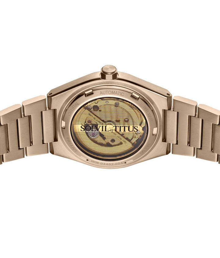 Exquisite 3 Hands Mechanical Stainless Steel Watch  W06-03402-004