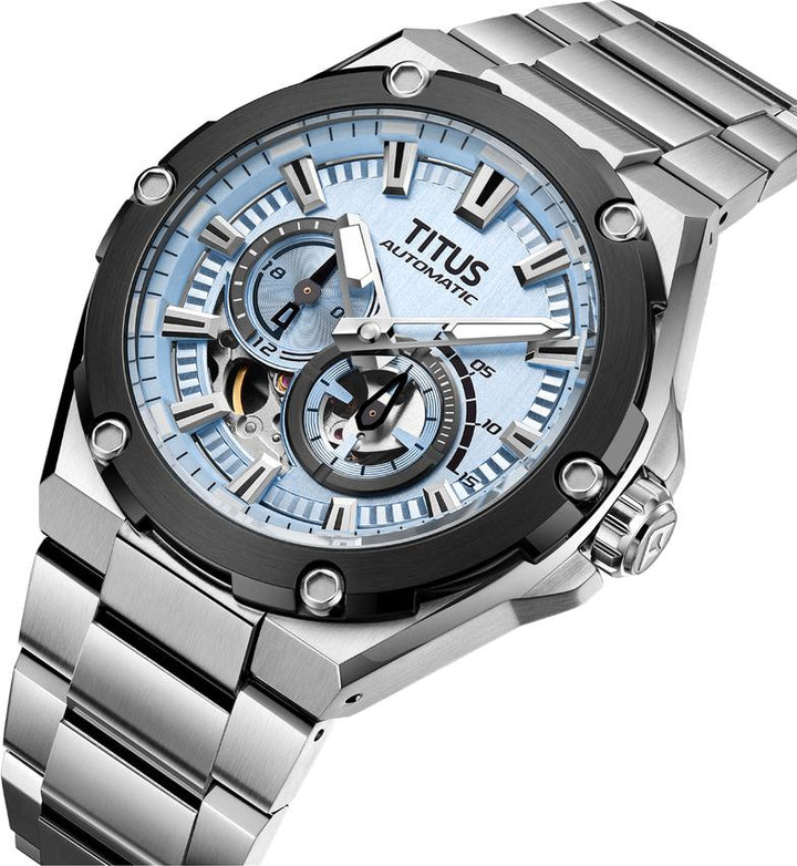 Voyager Multi-Function Mechanical Stainless Steel Watch  W06-03410-001