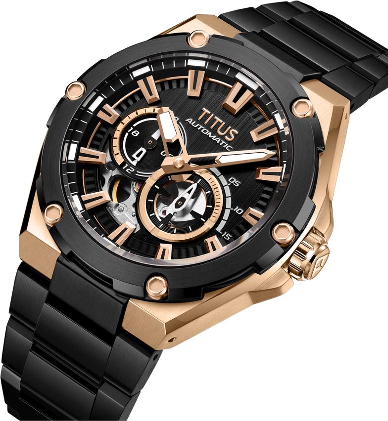 Voyager Multi-Function Mechanical Stainless Steel Watch  W06-03410-003