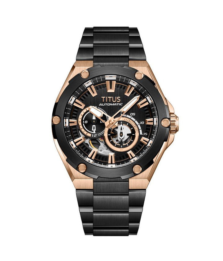 Voyager Multi-Function Mechanical Stainless Steel Watch  W06-03410-003