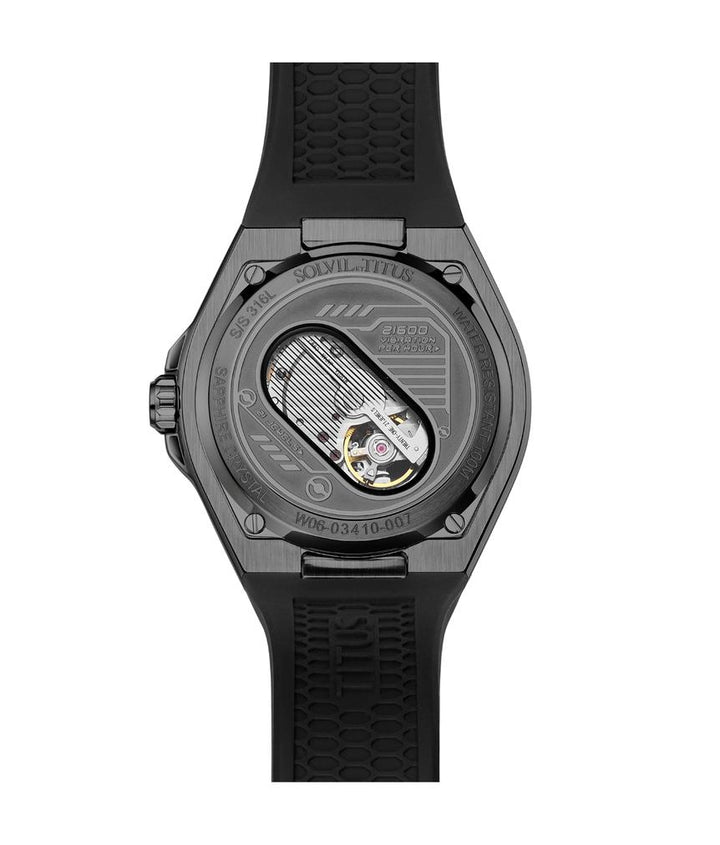 Voyager多功能自動機械矽膠腕錶  W06-03410-007