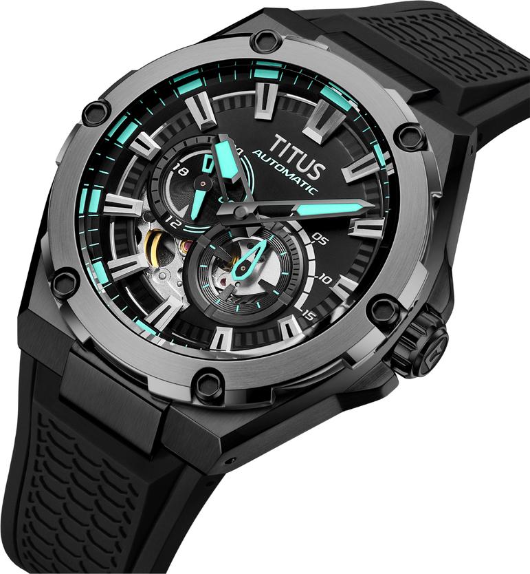 Voyager Multi-Function Mechanical Silicon Watch  W06-03410-008
