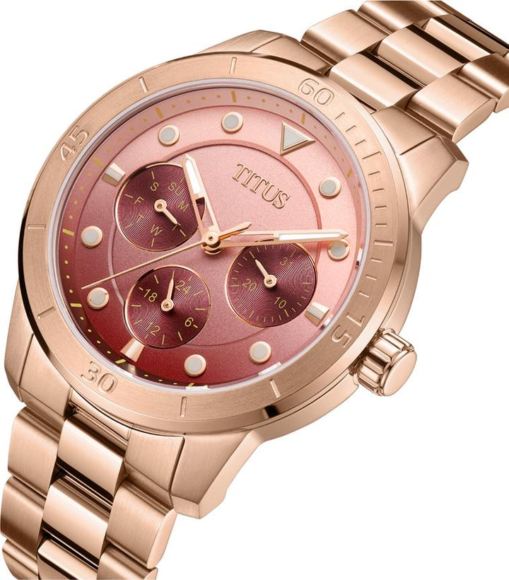 Aspira多功能石英不鏽鋼腕錶  W06-03413-005