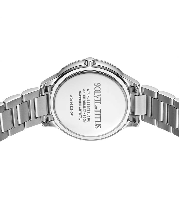 Fashionista多功能石英不鏽鋼腕錶  W06-03428-001