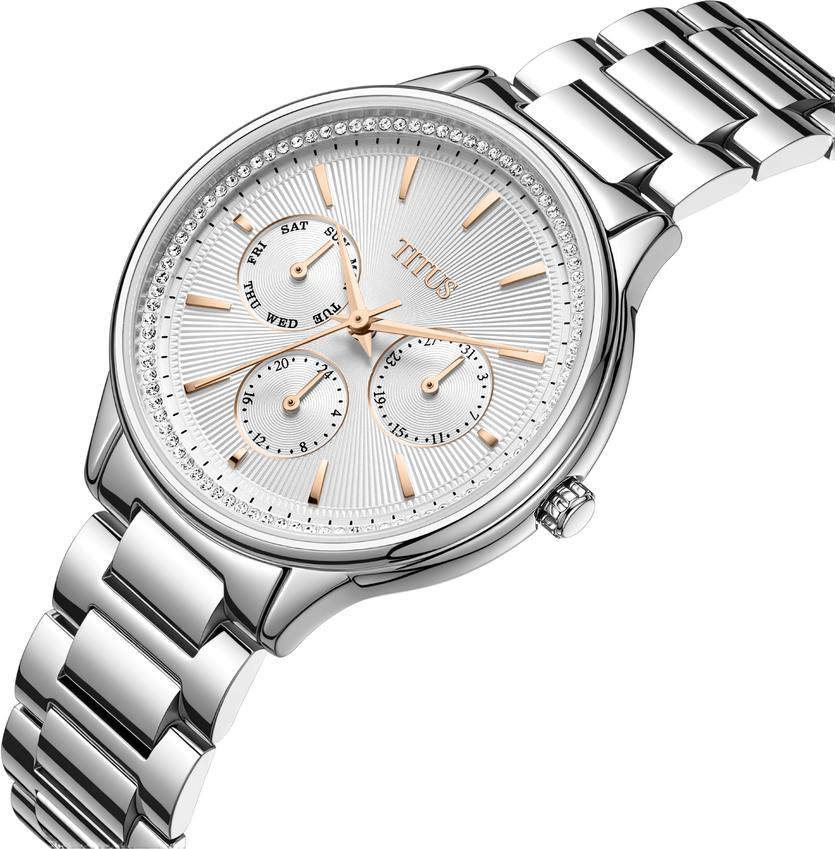 Fashionista多功能石英不鏽鋼腕錶  W06-03428-001