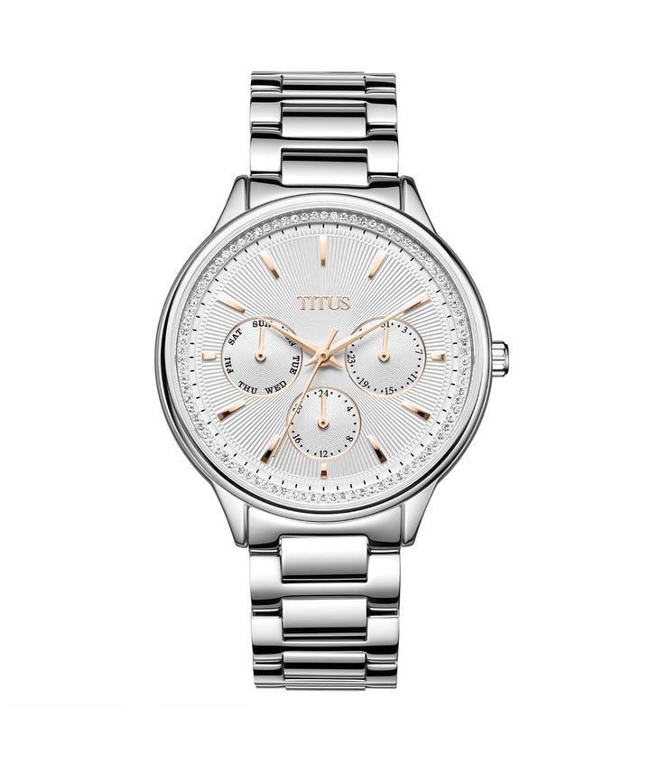 Fashionista多功能石英不鏽鋼腕錶  W06-03428-001