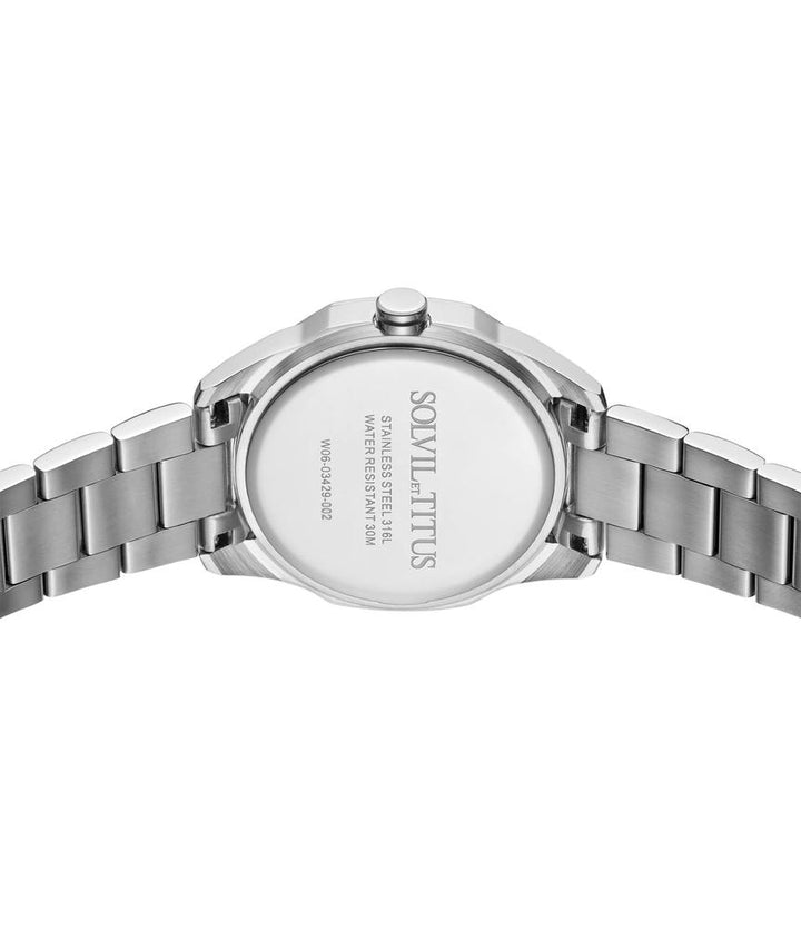 Fashionista 3 Hands Quartz Stainless Steel Watch  W06-03429-002