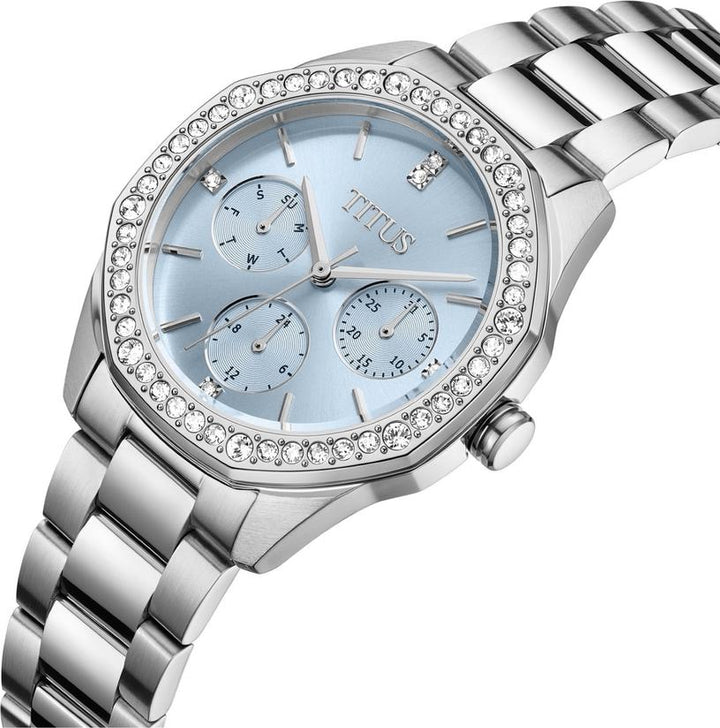 Fashionista 3 Hands Quartz Stainless Steel Watch  W06-03429-002
