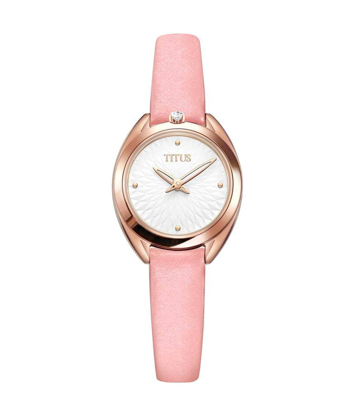 Ring & Knot 2 Hands Quartz Leather Watch  (W06-03133-006)