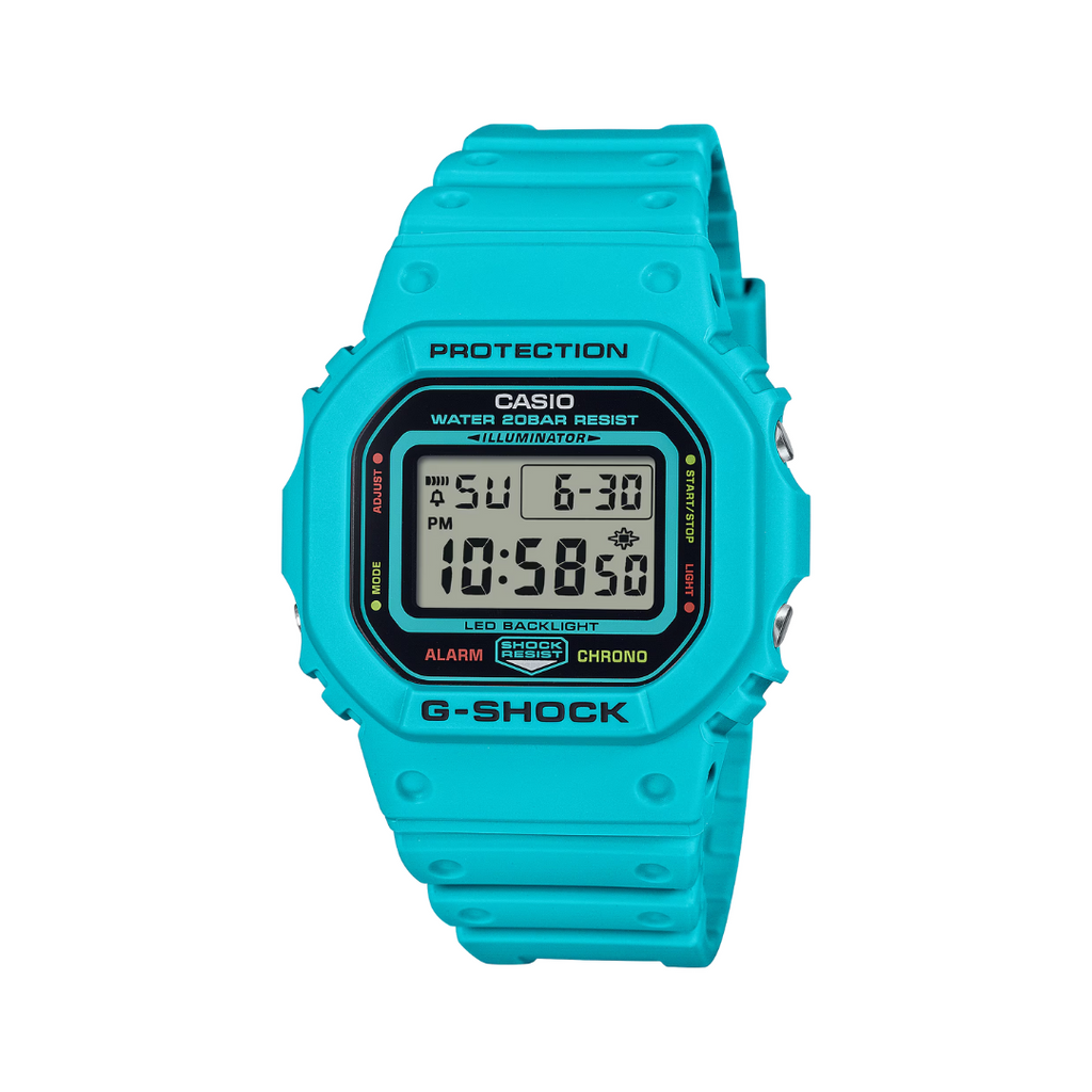 CASIO G-SHOCK DW-5600EP-2DR VIVID BLUE DIGITAL WATCH | CITY CHAIN