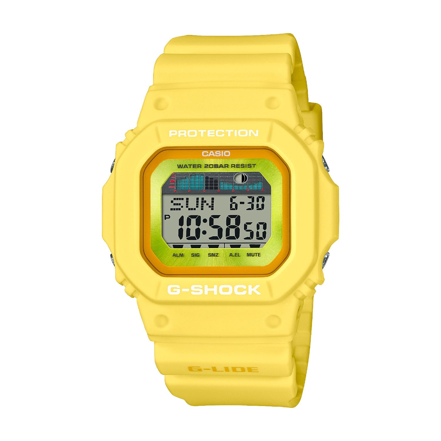 CASIO G-SHOCK GLX-5600RT-9DR G-LIDE SPORTS YELLOW WATCH | CITY