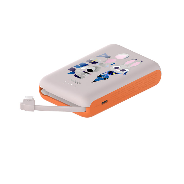 Belkin BoostCharge Power Bank 10K with Integrated Cable (Zootopia, Disney Collection) (Retail price: $300)
