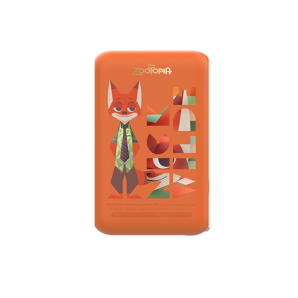 Belkin BoostCharge Power Bank 10K with Integrated Cable (Zootopia, Disney Collection) (Retail price: $300)