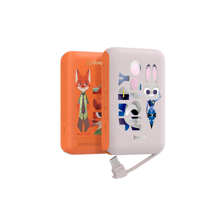 Belkin BoostCharge Power Bank 10K with Integrated Cable (Zootopia, Disney Collection) (Retail price: $300)