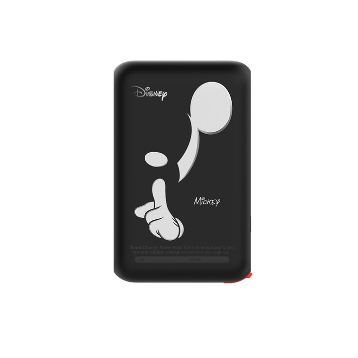Belkin BoostCharge 便攜式行動電源 10K + 內置USB-C充電線 (米奇, 迪士尼系列) (原價: $300)