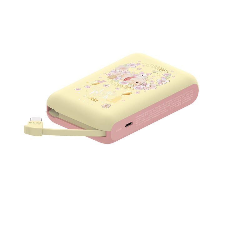 Belkin BoostCharge 便攜式行動電源 10K + 內置USB-C充電線 (小熊維尼, 迪士尼系列) (原價: $300)
