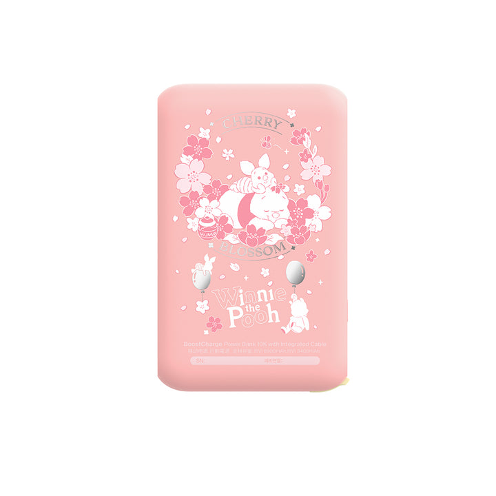 Belkin BoostCharge 便攜式行動電源 10K + 內置USB-C充電線 (小熊維尼, 迪士尼系列) (原價: $300)