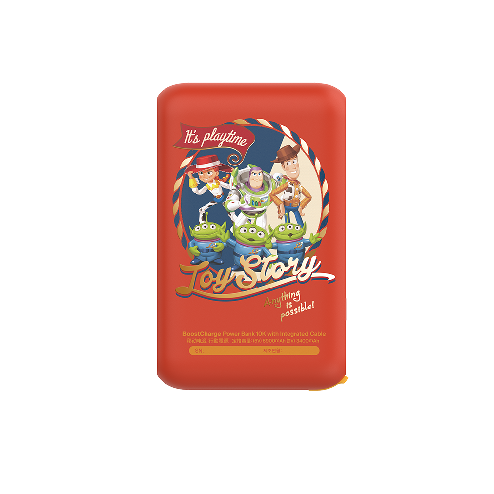 Belkin BoostCharge Power Bank 10K with Integrated Cable (Toy Story, Disney Collection) (Retail price: $300)