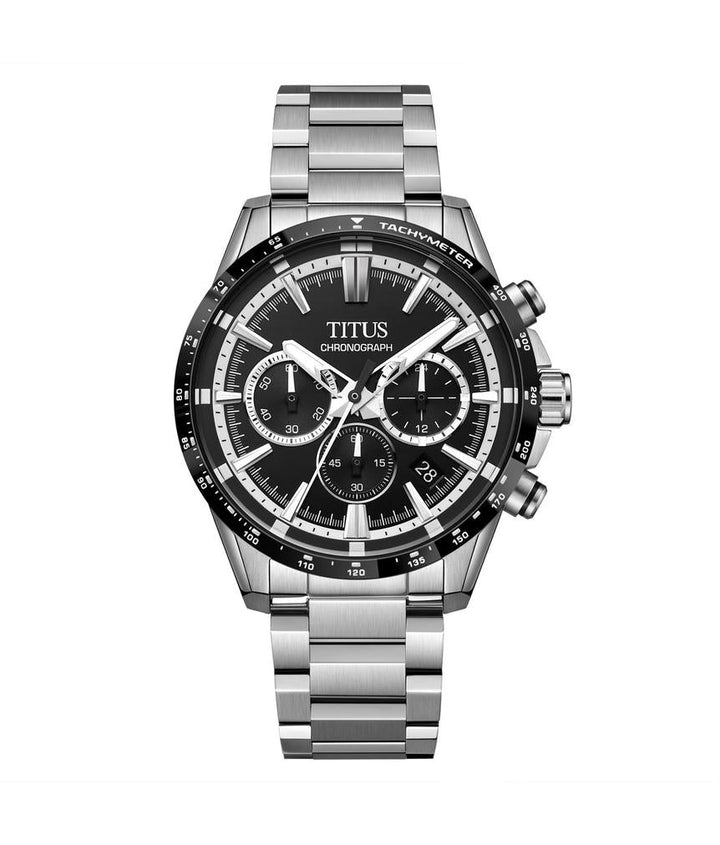 Saber Chronograph Quartz Stainless Steel Watch  W06-03401-010