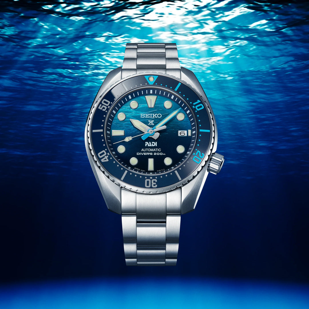 Spb375 Hand SEIKO PROSPEX SPB375J1 GREAT BLUE SUMO SCUBA PADI AUTOMATIC SPECIAL ...