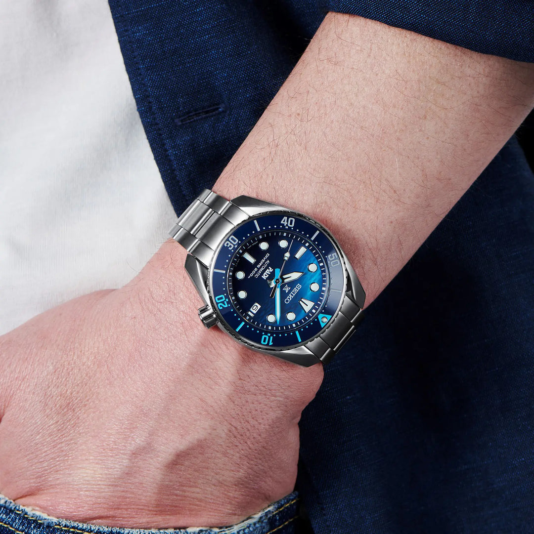 SEIKO PROSPEX SPB375J1 GREAT BLUE SUMO SCUBA PADI AUTOMATIC