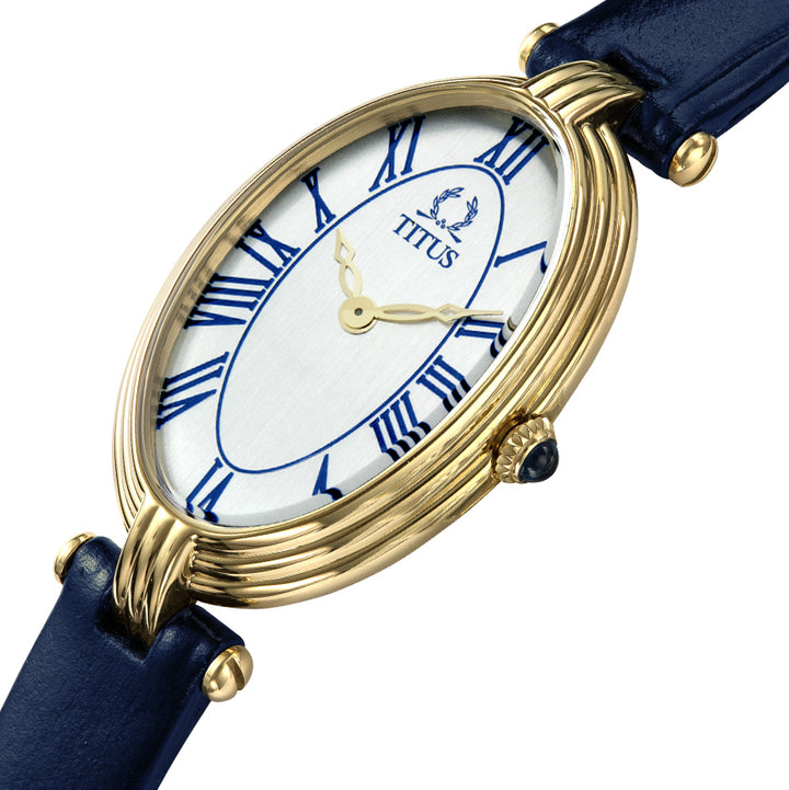 Once 2 Hands Quartz Leather Watch (W06-03207-015)