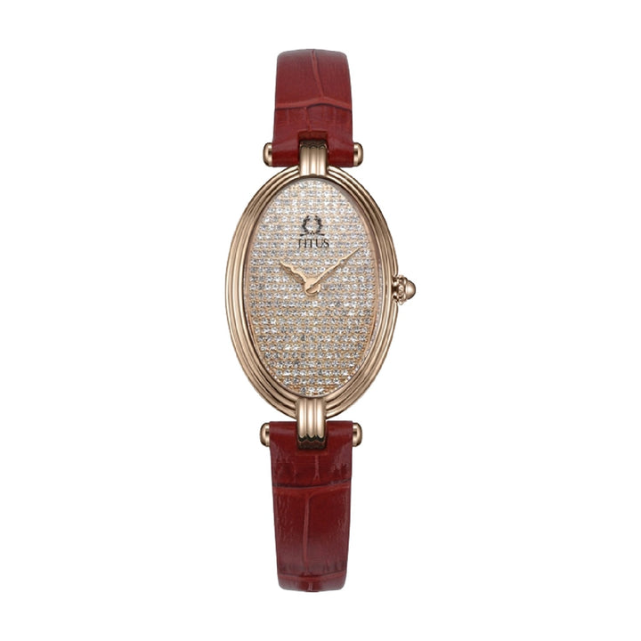 Once 2 Hands Quartz Leather Watch (W06-03245-001)