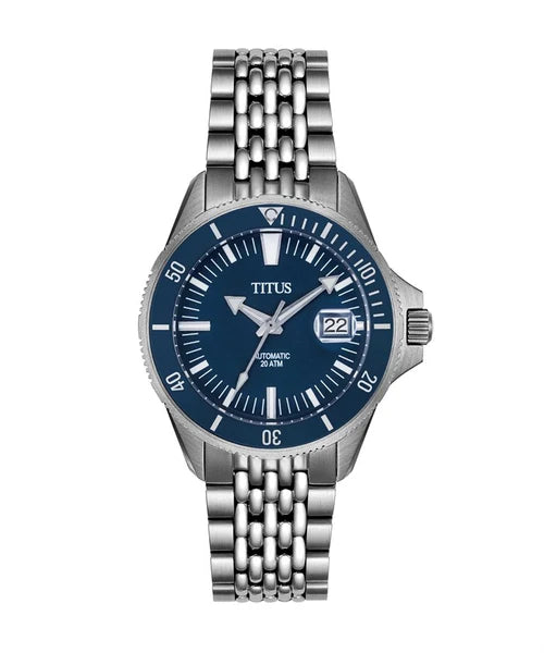 Valor 3 Hands Date Mechanical Stainless Steel Watch (W06-03250-002)