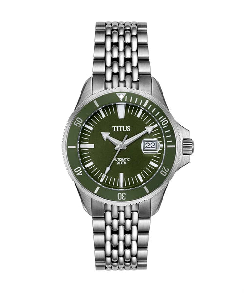 Valor 3 Hands Date Mechanical Stainless Steel Watch (W06-03250-003)