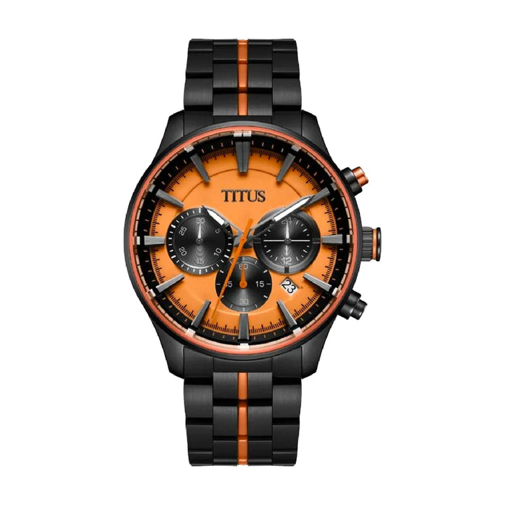 Saber Chronograph Quartz Stainless Steel Watch (W06-03282-003)