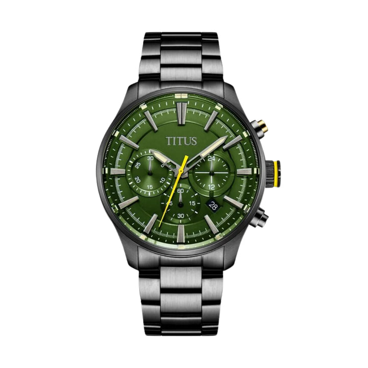 Saber Chronograph Quartz Stainless Steel Watch (W06-03287-004)