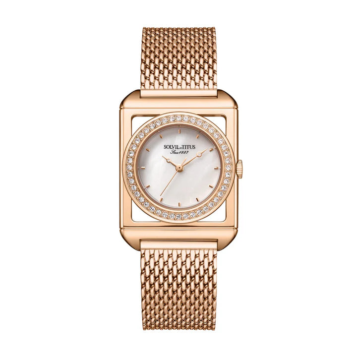 The Letter三針石英不鏽鋼腕錶 (W06-03302-001)