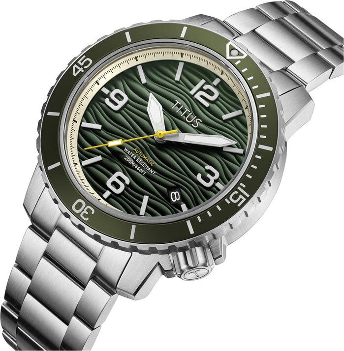The Cape 3 Hands Date Automatic Stainless Steel Watch (W06-03341