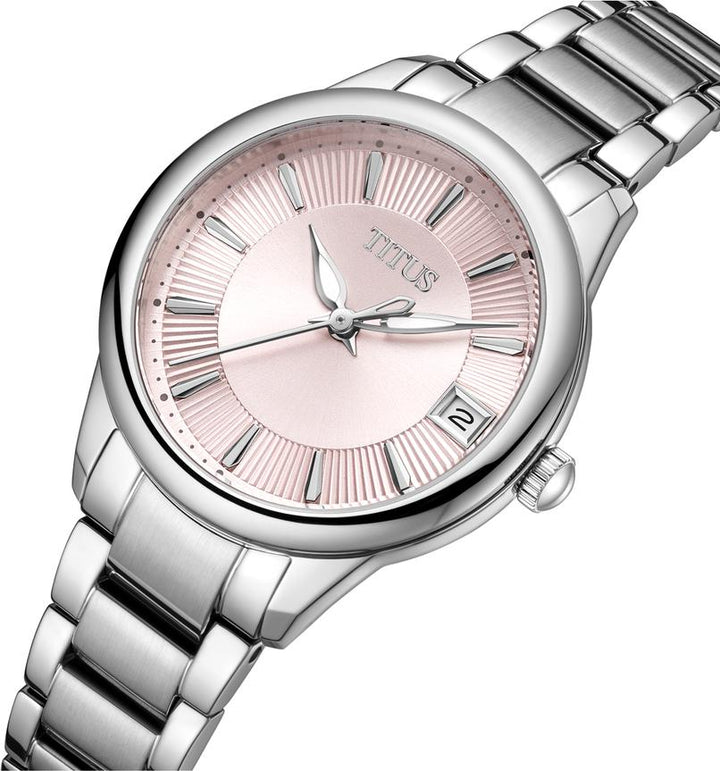 Fashionista 3 Hands Date Quartz Stainless Steel Watch W06-03373-007
