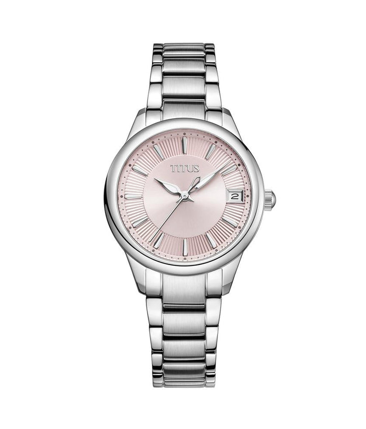 Fashionista 3 Hands Date Quartz Stainless Steel Watch W06-03373-007