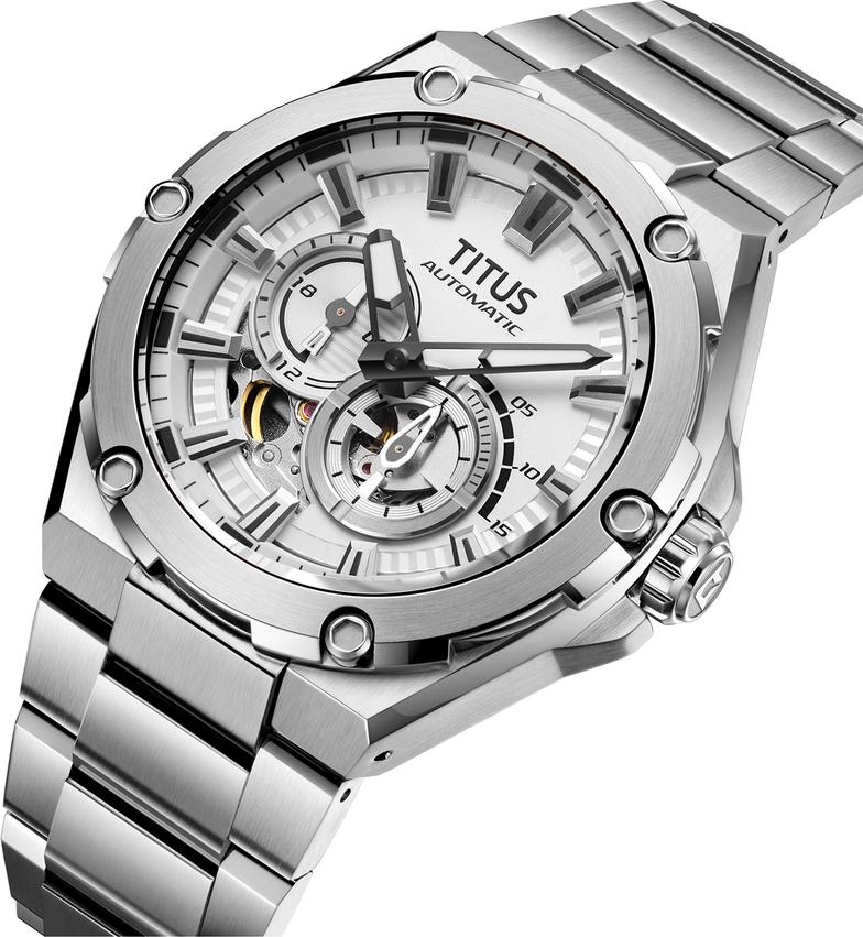 Voyager Multi-Function Automatic Stainless Steel Watch W06-03410-011