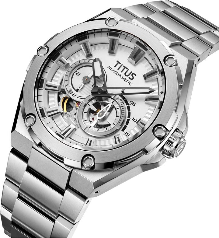 Voyager Multi-Function Automatic Stainless Steel Watch W06-03410-011