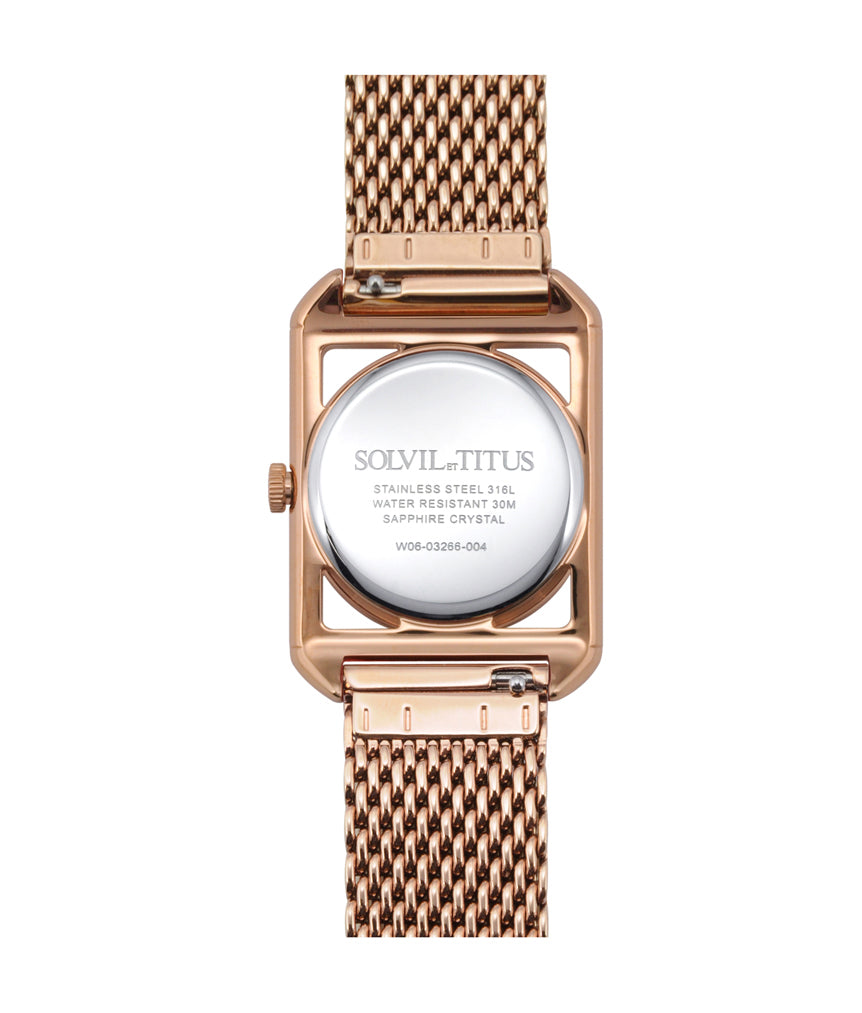 The Letter三針石英不鏽鋼腕錶 (W06-03266-004)