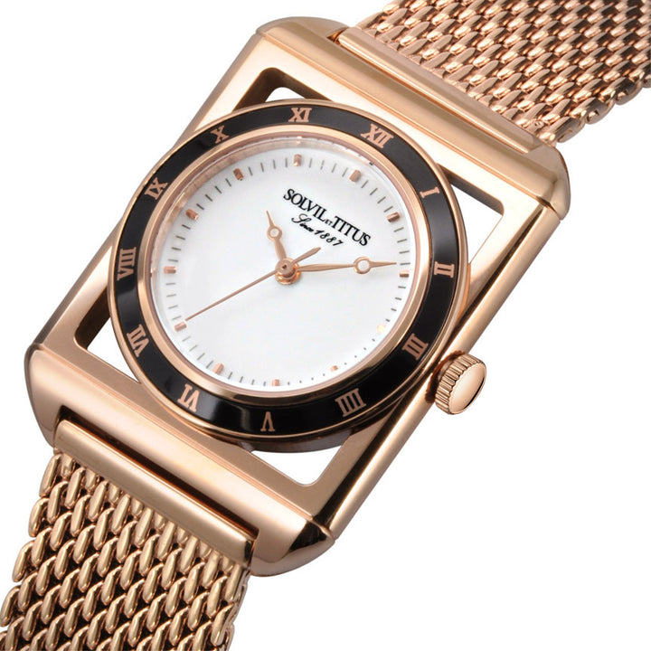 The Letter三針石英不鏽鋼腕錶 (W06-03266-004)