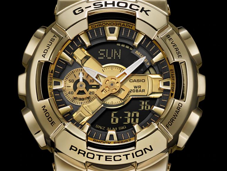 CASIO G-SHOCK GM-110G-1A9DR STANDARD ANALOG DIGITAL GOLD CASE